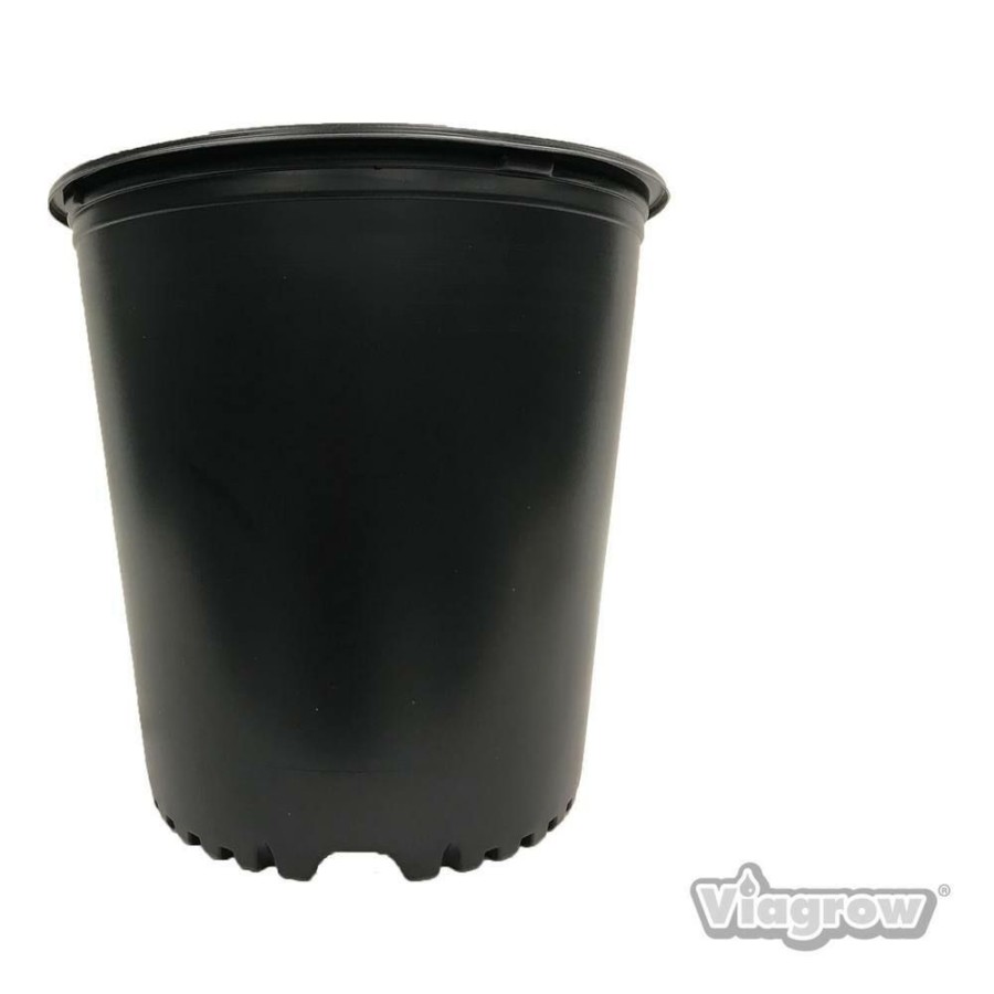 * Viagrow 5 Gal. Nursery Trade Pots With Coconut Coir Growing Media (5-Pack)