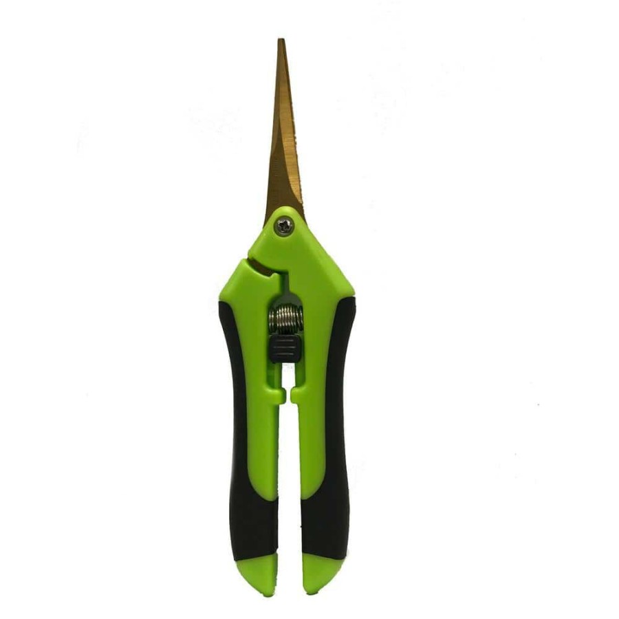 * Viagrow 2 In. Micro Tip Curved Blade Non-Slip Comfort Grip Pruning Shears (24-Pack)