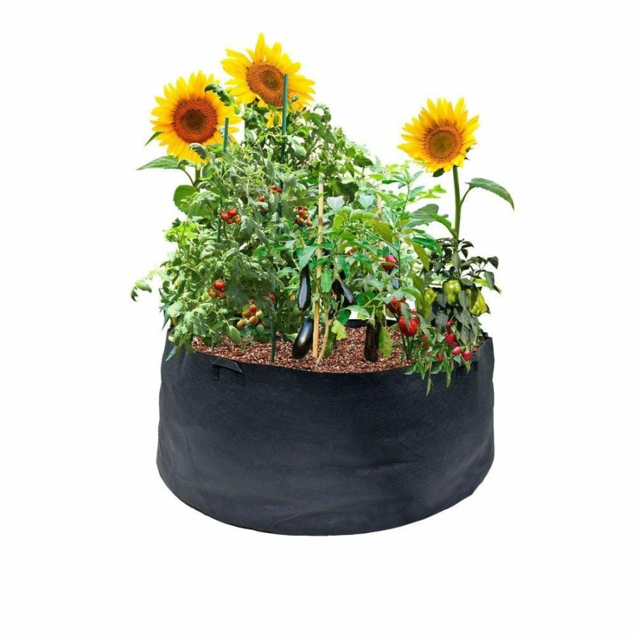 * Viagrow 65 Gal. Plastic Mini Raised Garden Bed With Handles (2-Pack)