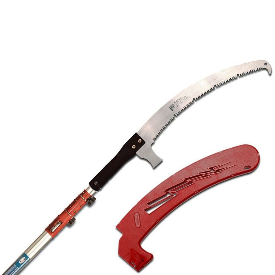 * Barnel Usa 17 In. Curved Fine-Tooth Blade With 7-1/4 Ft. To 23 Ft. Telescoping Pole Saw