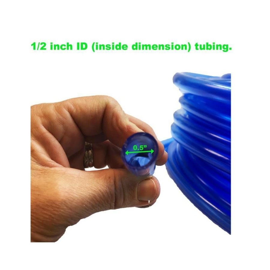 * Viagrow 100 Ft. 30 M, 1/2 In. I.D-5/8 In. Vinyl Multipurpose Bpa Free Food Grade Soft Irrigation Tubing
