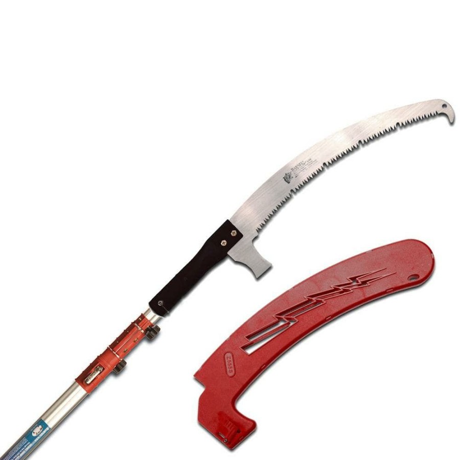 * Barnel Usa 17 In. Curved Fine-Tooth Blade With 7-1/2 Ft. To 19 Ft. Telescoping Pole Saw
