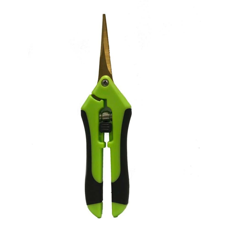 * Viagrow 2 In. Micro Tip Curved Blade Non-Slip Comfort Grip Pruning Shears (6-Pack)