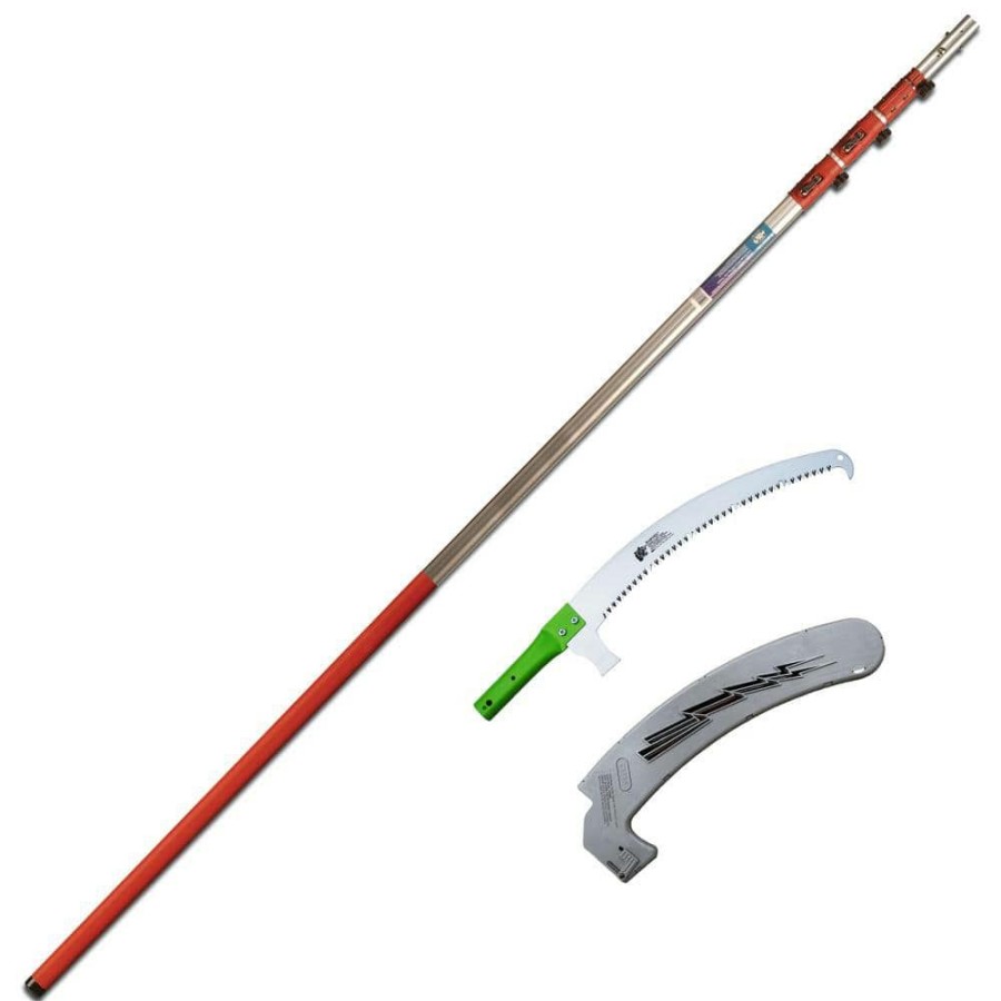 * Barnel Usa 17 In. Curved Arborist Blade With 7-1/4 Ft. To 23 Ft. Telescoping Pole Saw