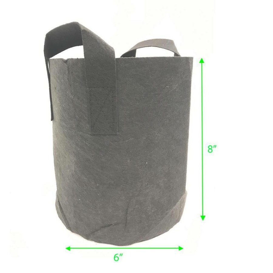 * Viagrow 10 Gal. Fabric Pots With 17 In. Saucers (10-Pack)