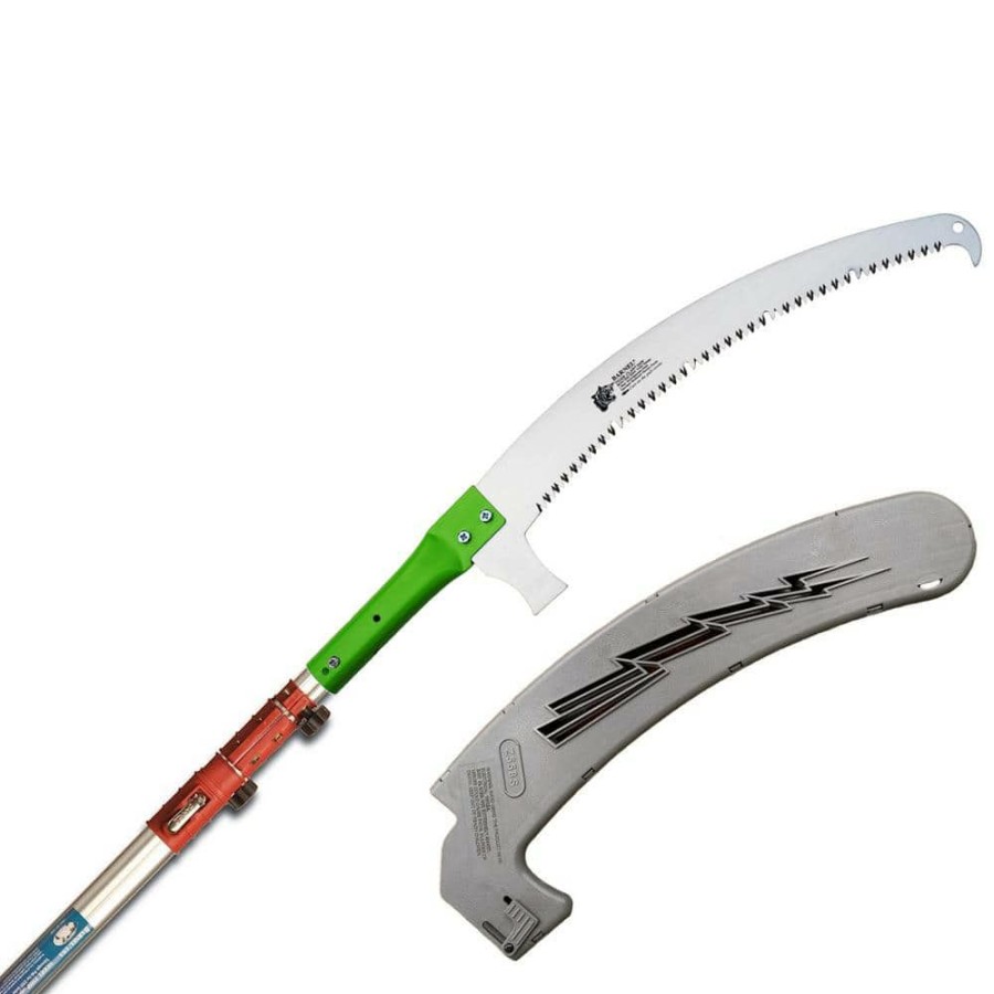 * Barnel Usa 17 In. Curved Arborist Blade With 7-1/2 Ft. To 19 Ft. Telescoping Pole Saw
