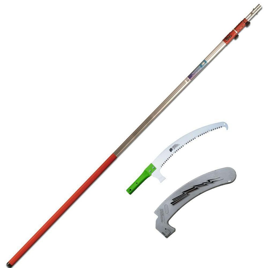 * Barnel Usa 17 In. Curved Arborist Blade With 7-1/2 Ft. To 19 Ft. Telescoping Pole Saw