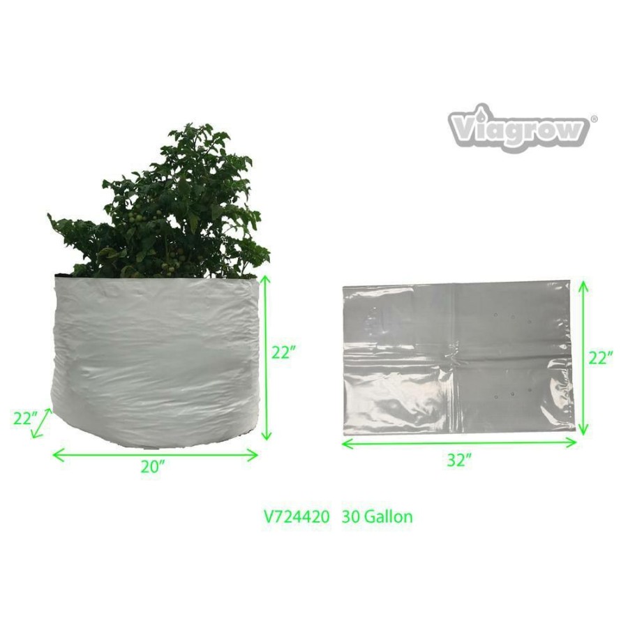 * Viagrow 30 Gal. Plastic Grow Bag (10-Pack)