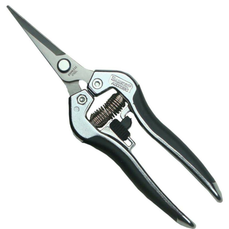 * Barnel Usa 7-1/2 In. Ergonomic Curved-Blade Needlenose Pruning Shears